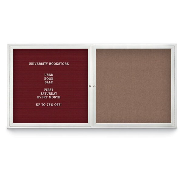 Corkboard, 36"x36", Deep Burgundy/Black